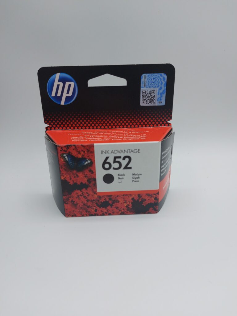ראש דיו שחור מקורי HP 652 F6V25AE