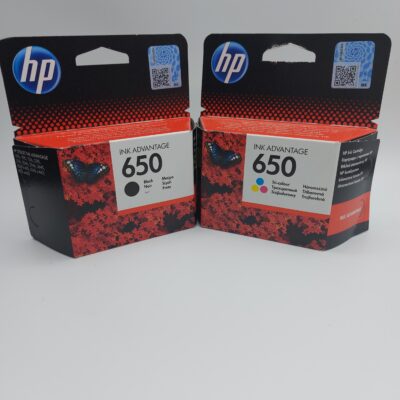 ראשי דיו מקורי HP 652 ( שחור וצבעוני )