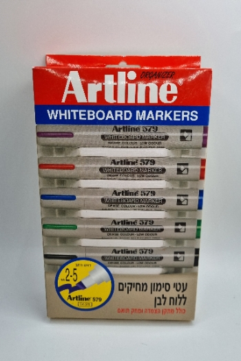 מתאים לשימוש על לוחות מחיקה לבנים ולוחות זכוכית